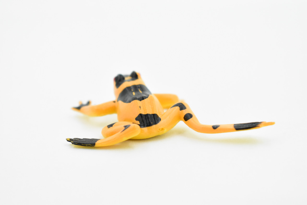 Frog, Orange Poison Dart Frog, Plastic Toy, Realistic, Figure, Model, Replica, Kids, Educational, Gift,    1 1/2"    CWG25B47