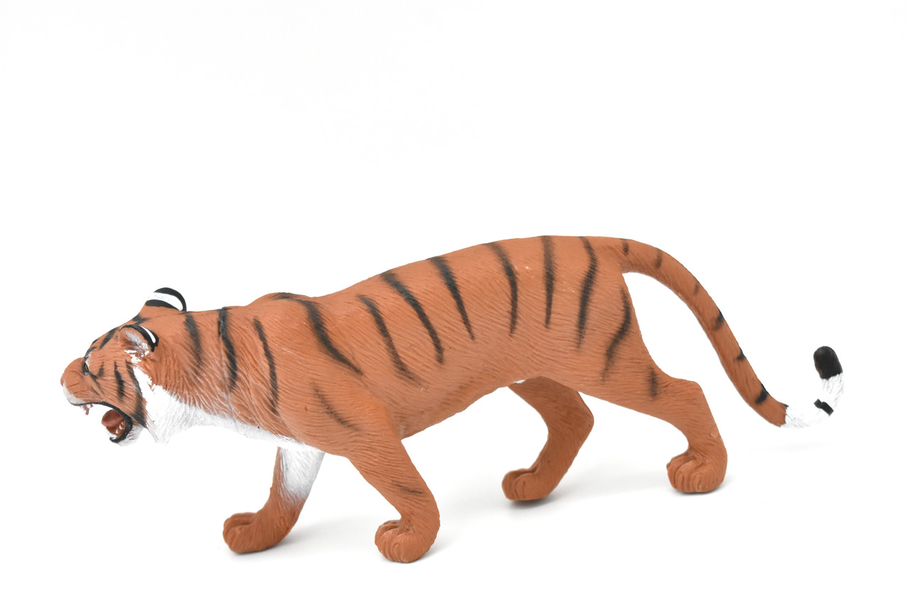 Tiger, Fierce, Realistic Toy Model Plastic Replica Animal Kids Educational Gift  8" F4412 B191