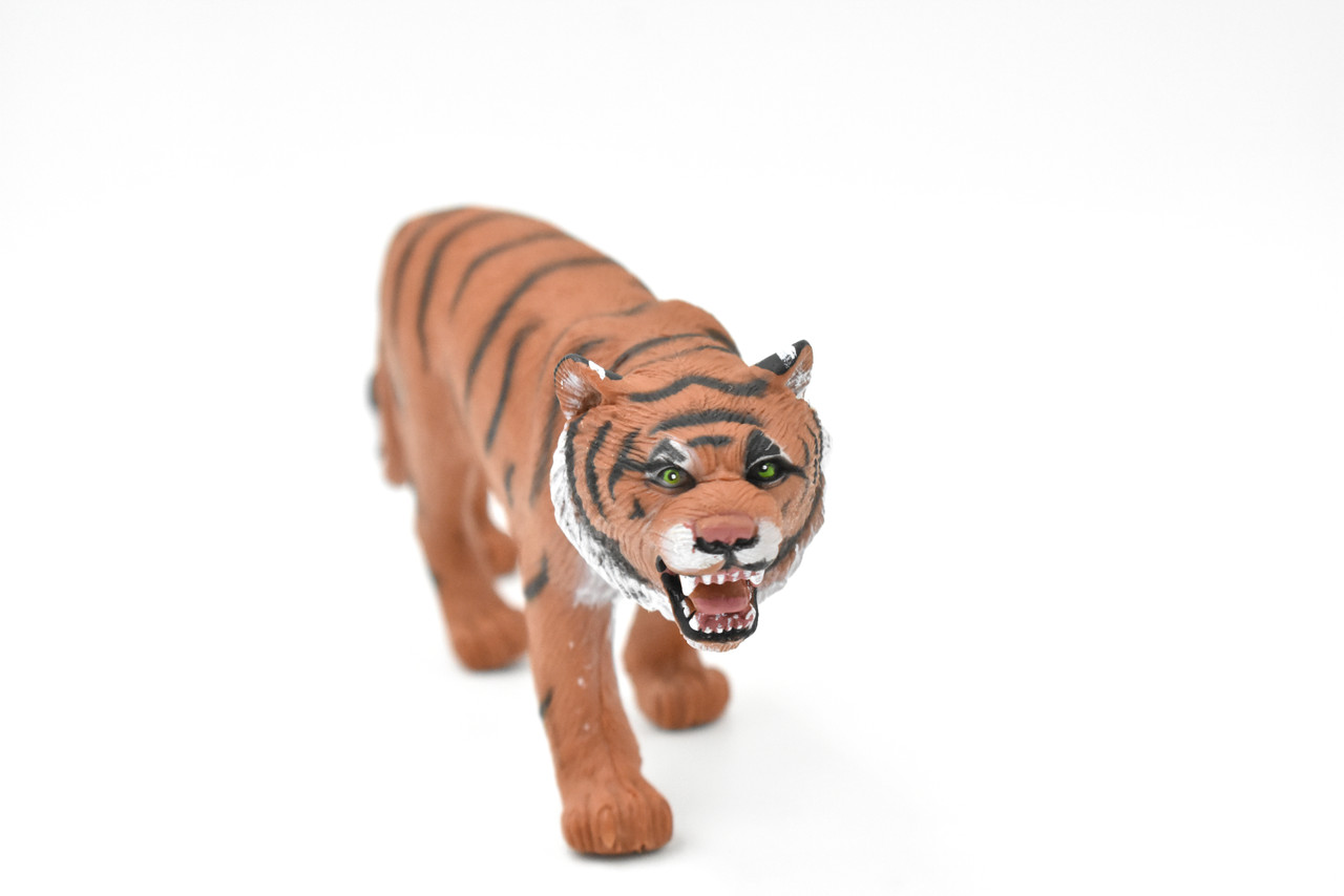 Tiger, Fierce, Realistic Toy Model Plastic Replica Animal Kids Educational Gift  8" F4412 B191