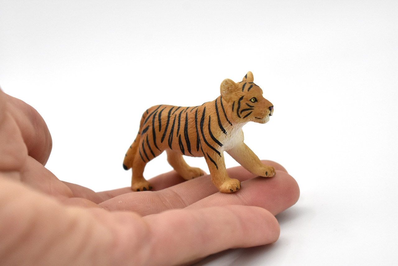 Tiger Cub, Realistic Toy Model Plastic Replica Animal, Kids Educational Gift  3"  M109 B646