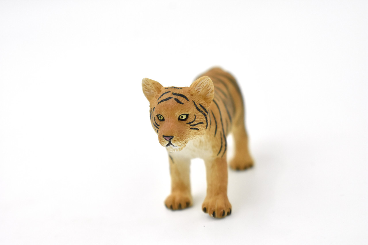 Tiger Cub, Realistic Toy Model Plastic Replica Animal, Kids Educational Gift  3"  M109 B646