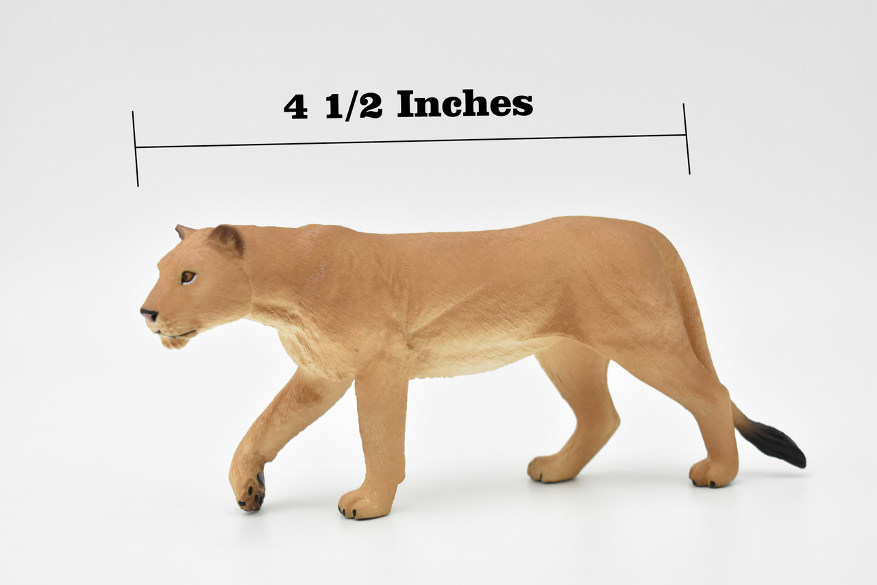 Lioness, Realistic Small Toy Model Plastic Replica African Animal, Kids Educational Gift    4.5"  M113 B646