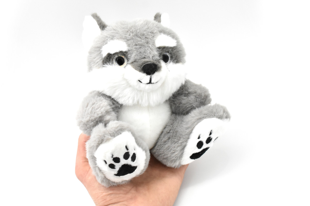 Wolf, Sitting, Sweet Feet, Realistic, Cute, Stuffed Animal, Plush Toy, Kids, Educational, Gift       7"     CWG63 BB6