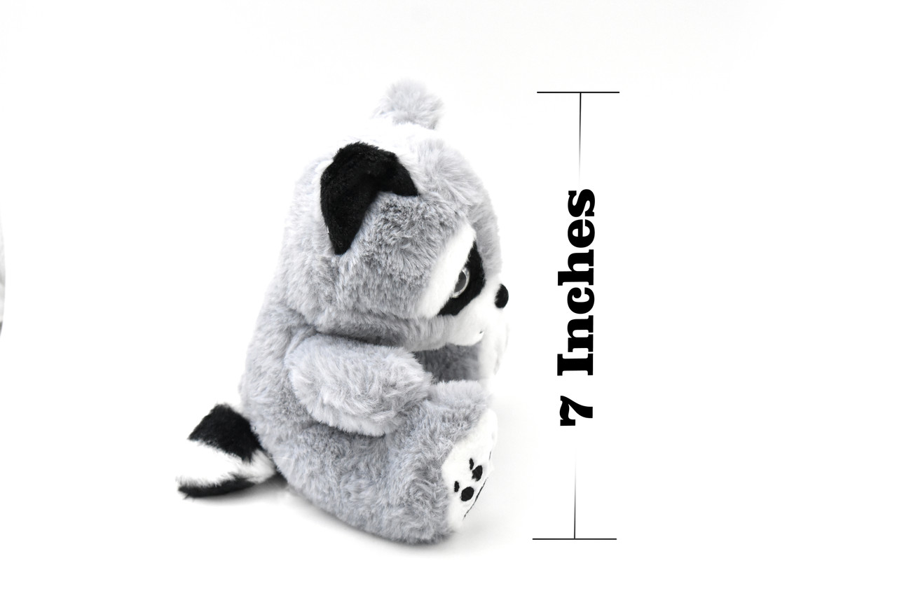 Raccoon, Sitting, Sweet Feet, Realistic Cute Stuffed Animal Plush Toy, Kids Educational Gift   7"   CWG67BB17