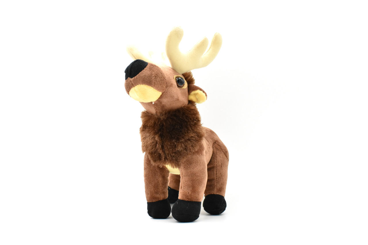 Elk, Wapiti, Realistic Cute Stuffed Animal Plush Toy, Kids Educational Gift  12"   CWG69 BB6