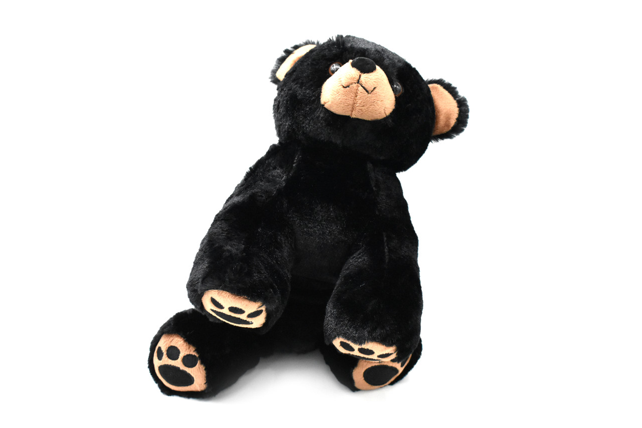 Black Bear, Standing, Realistic Cute Stuffed Animal Plush Toy, Kids Educational Gift  12"  CWG70 BB19