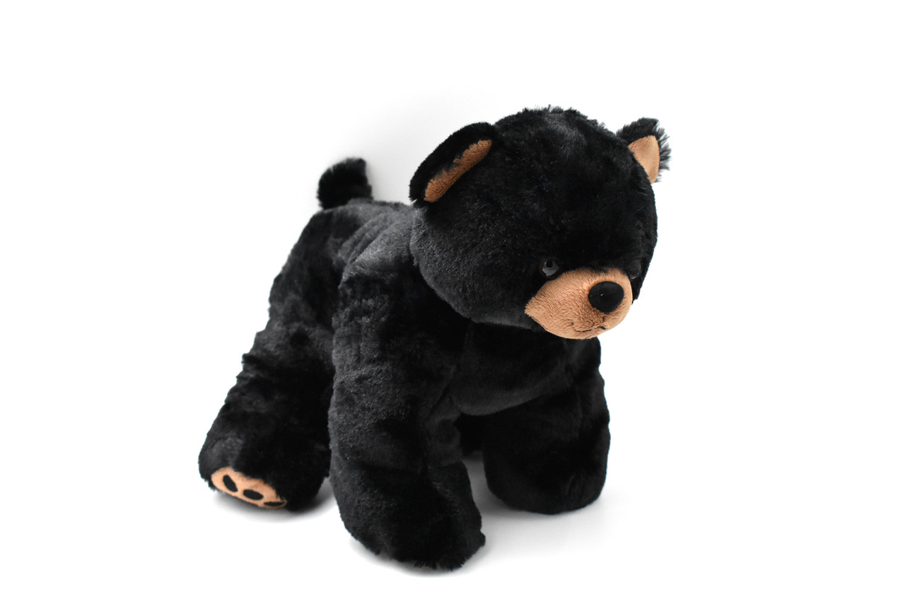 realistic black bear plush