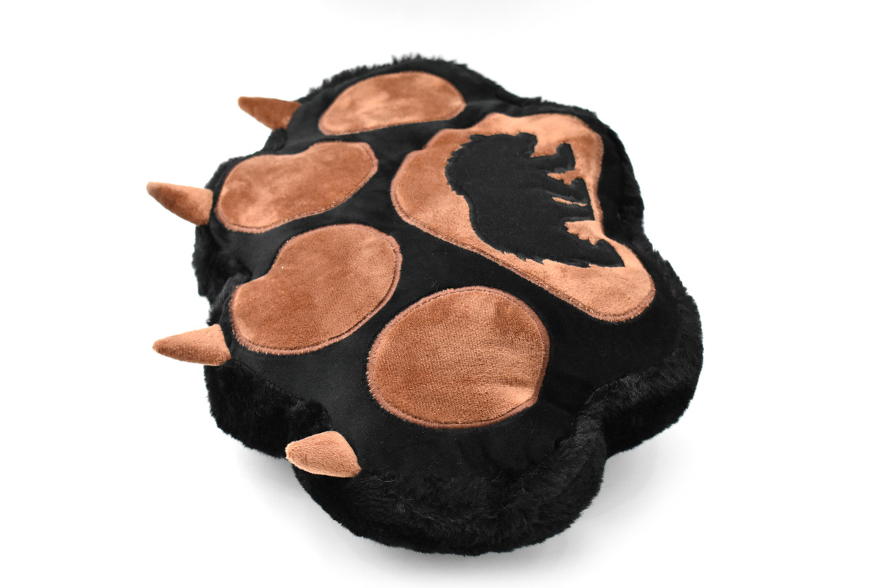 Bear Paw Print Pillow, Realistic Cute Stuffed Animal Plush Toy, Kids Educational Gift 11"  CWG71 BB19