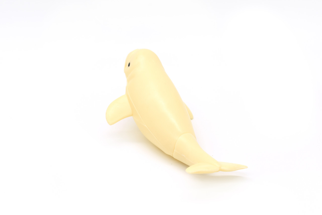 Beluga Whale, Moveable Parts, Very Nice Plastic Design, Educational, Realistic Figure, Lifelike, Replica, Toy, Kids, Gift,    5 Inches.     CWG55 B179