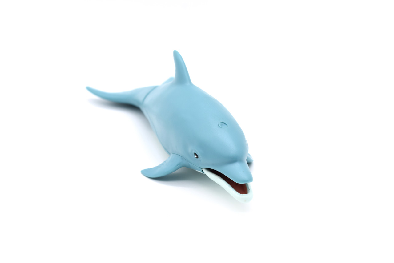 Dolphin, Bottlenose, Realistic Plastic Replica, Moveable Parts Kids Toy Model  6.5"  CWG52 B179