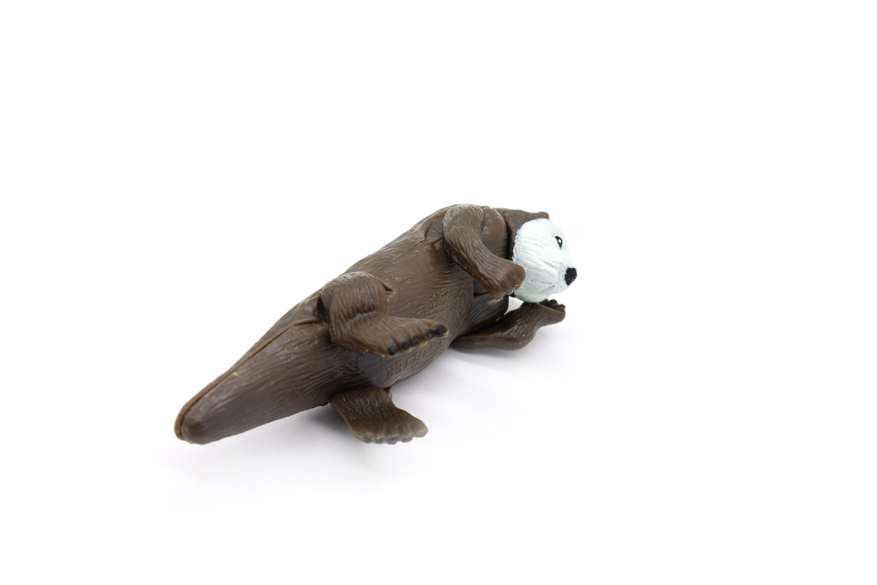 Sea Otter, Moveable Parts, Very Nice Plastic Design, Educational, Realistic Figure, Lifelike, Replica, Toy, Kids, Gift,  4 1/2 Inches Long.  CWG53 B179