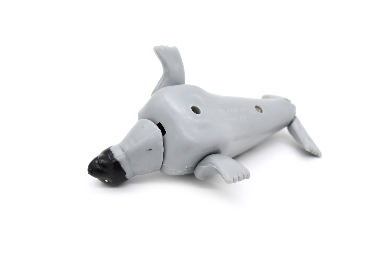 Seal, Posable Moveable Parts, Very Nice Plastic Design, Educational, Realistic Figure, Lifelike, Replica, Toy, Kids, Gift,  4 Inches Long.    CWG54 B179 