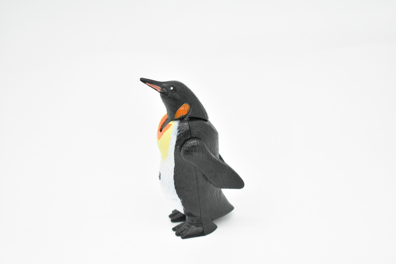 Penguin, Emperor, Movable Parts, Very Nice Plastic Design, Educational, Diorama, Realistic Figure, Lifelike, Replica, Toy, Kids, Gift,  3 Inches.   CWG57 B179