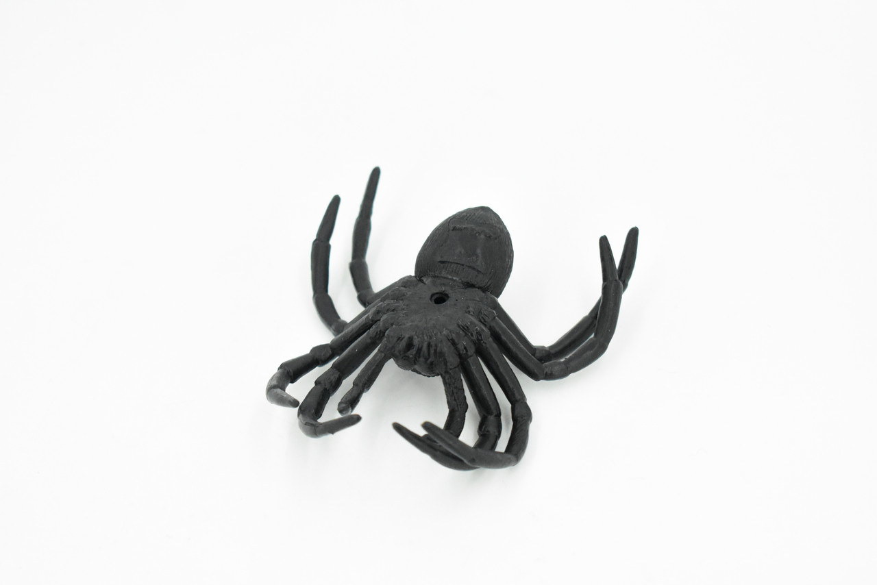 Spider, Black Tarantula, Plastic Toy Insect, Kids Gift, Realistic Figure, Educational Model, Replica, Gift,       4"       CWG47 B155
