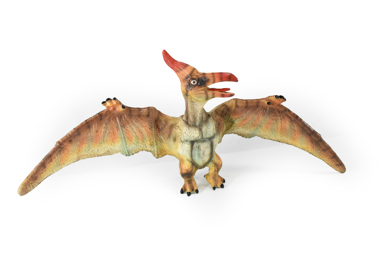Pterodactyl, Dinosaur, Prehistoric, Cretaceous, Museum Quality, Rubber, Hand Painted, Realistic, Figure, Model, Toy, Kids, Educational, Gift,    27"   CWG77 BB25 