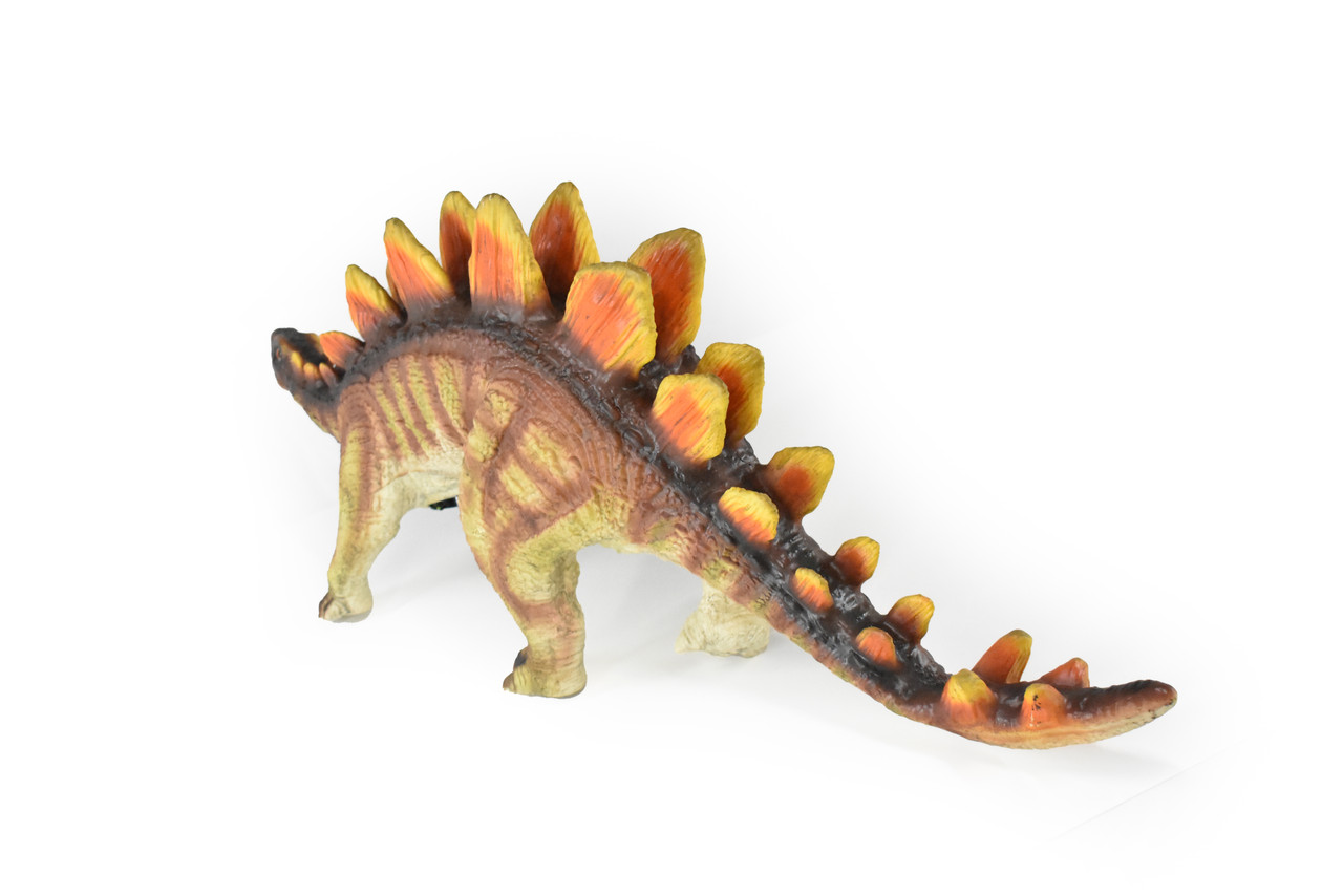 Stegosaurus, Dinosaur, Prehistoric, Cretaceous, Museum Quality, Rubber, Hand Painted, Realistic, Figure, Model, Toy, Kids, Educational, Gift,    24"   CWG74 BB22 