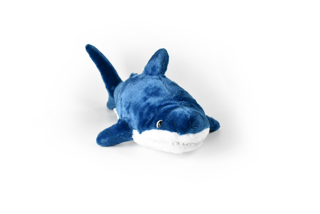 Mako Shark, Hand Puppet Realistic, Stuffed, Soft, Toy, Educational, Kids, Gift, Plush Animal   20"  PZ041 B450