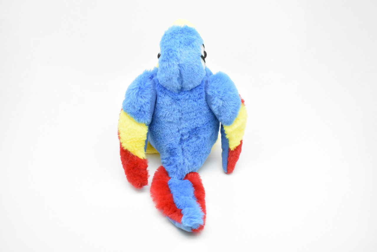 Parrot, Blue, Very Nice Plush Animal   9"  G009B433