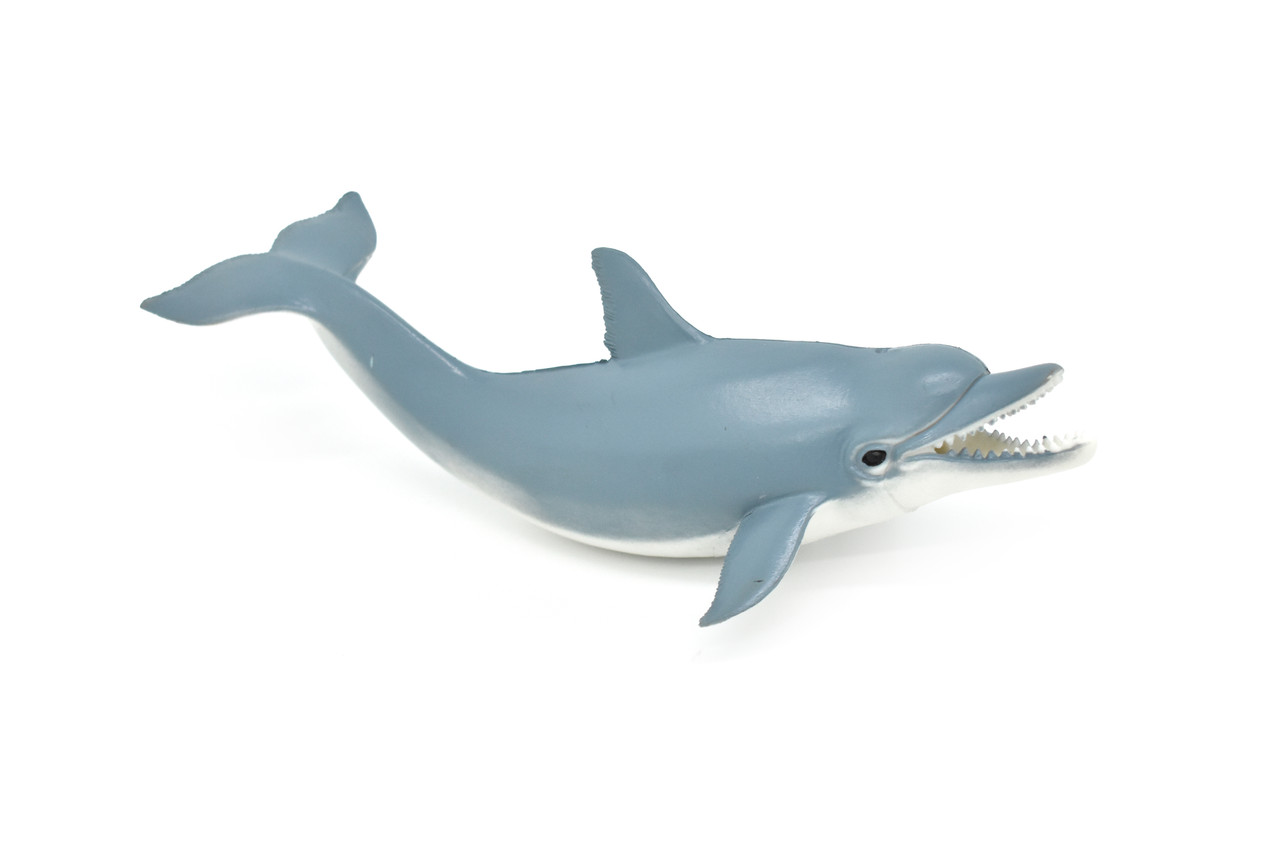 Dolphin, Realistic Model Rubber Replica Animal, Kids Toy Educational Gift   9"    F101 B496