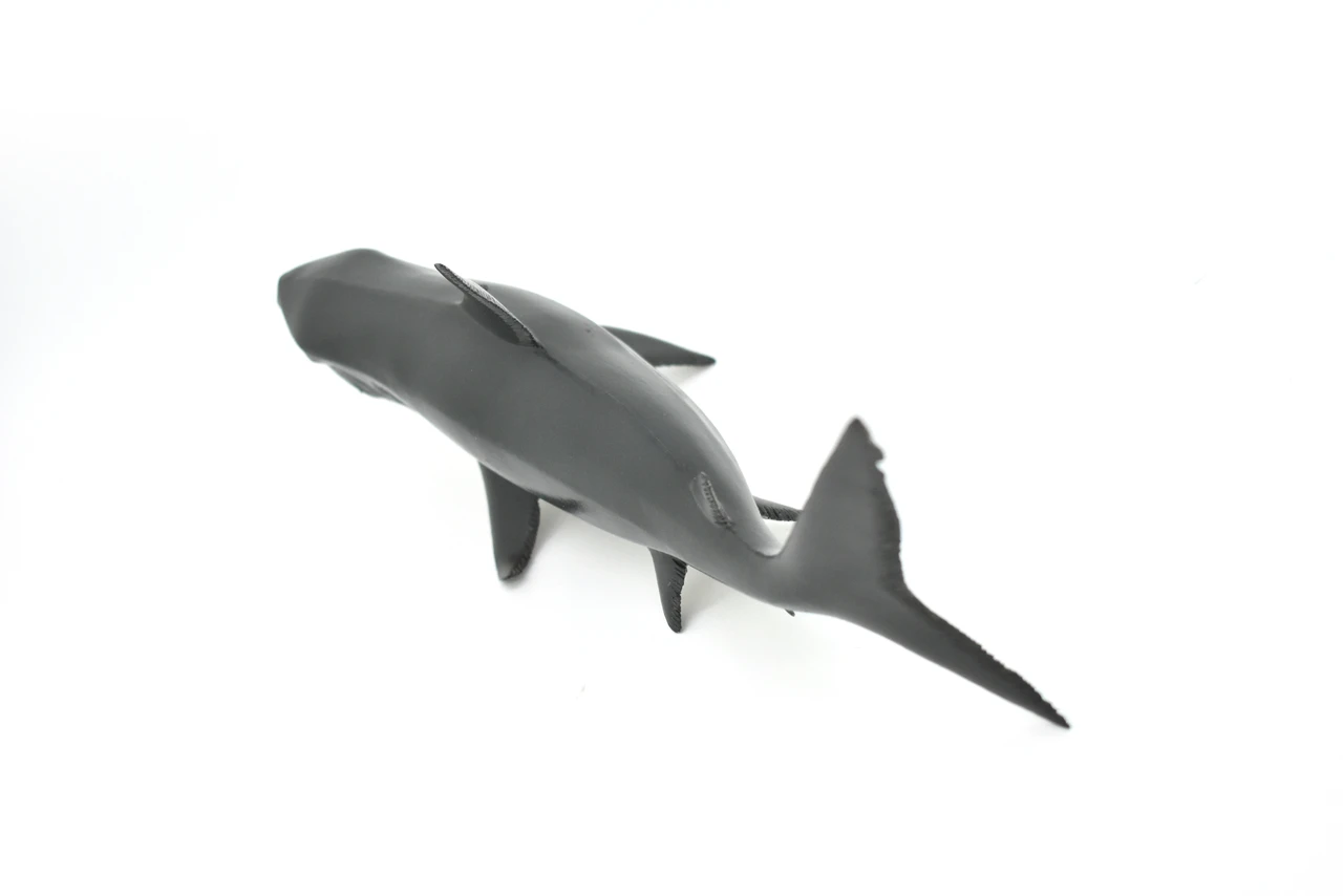 Great White Shark, Hand Painted, Rubber Fish, Realistic Toy Figure, Model, Replica, Kids, Educational,   9 Inches. 