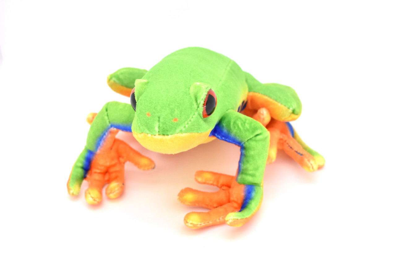 fly frog plush toy stuffed animal realistic design frog toy for