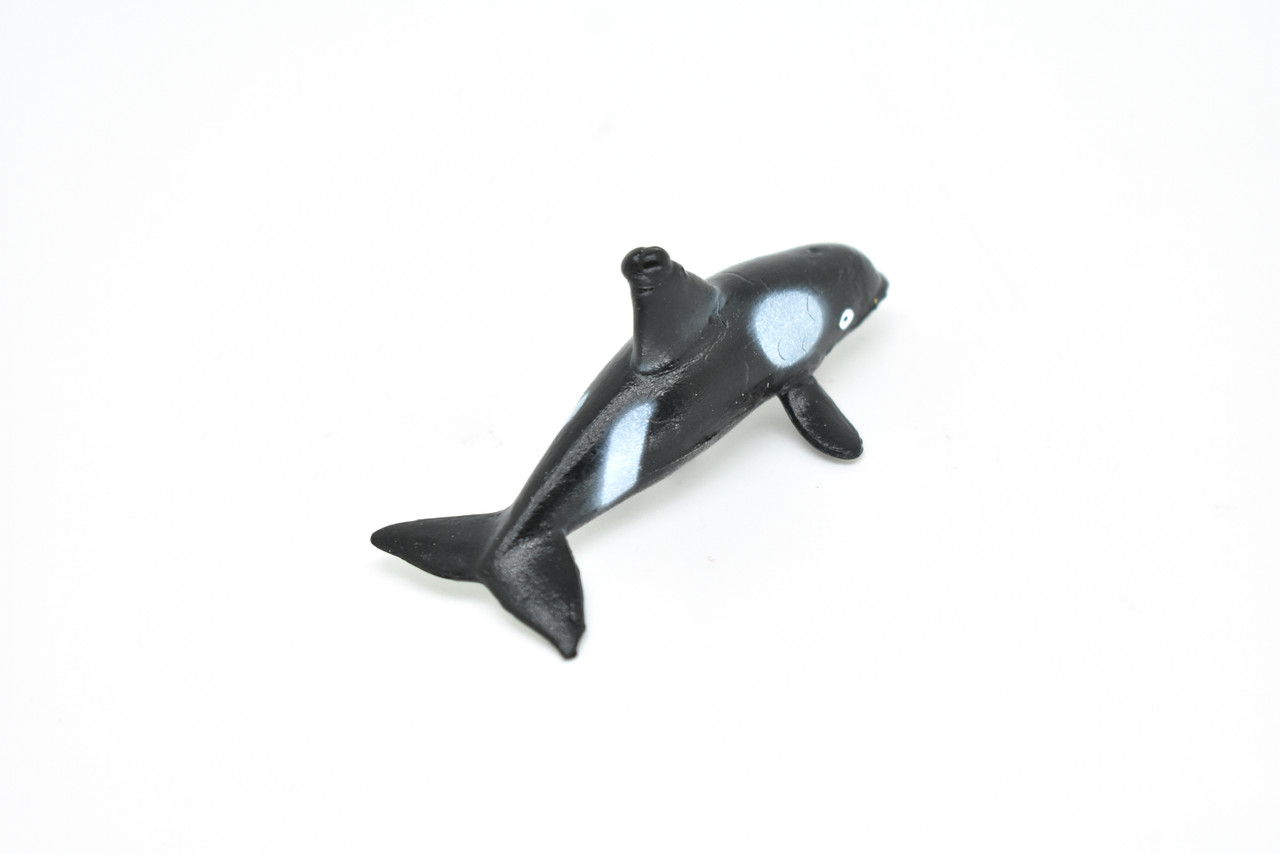 Orca, Killer Whale,  Very Nice Plastic Replica   2 3/4"  -  F601 B35