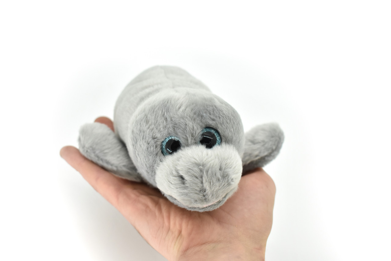 Manatee Baby, Realistic Stuffed Soft Toy Educational Kids Gift Very Nice Plush Animal    9"   PZ026 B459