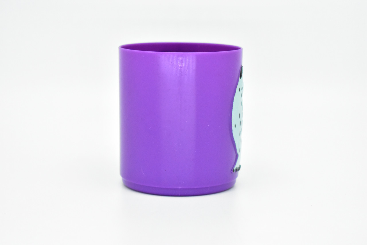 Seal, Harbor Seal, Children's Plastic Drinking Cup, Purple  3.5"W x 3"H - F651P B117