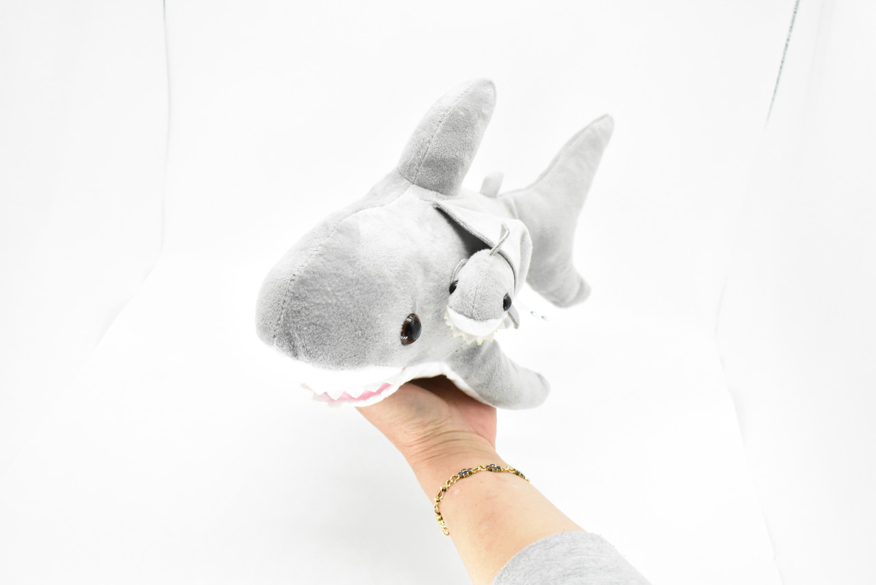 Shark with Baby, Plush Animal, Soft, Stuffed Toy, Realistic, Shark Design, Educational, Figure, Lifelike, Replica, Gift,      15" 