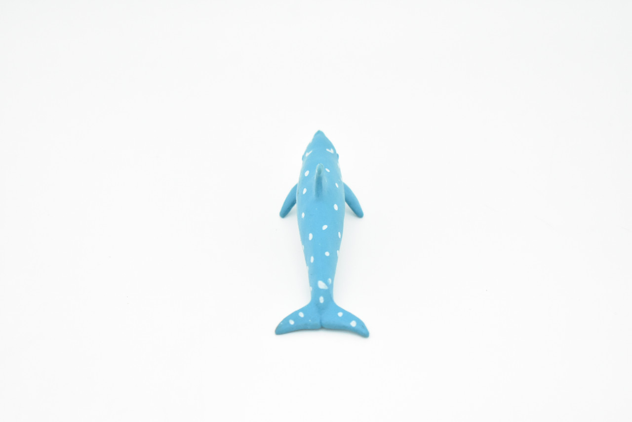 Dolphin, White Spotted, Very Nice Plastic Replica   3.5"Long  ~   F3910-B9