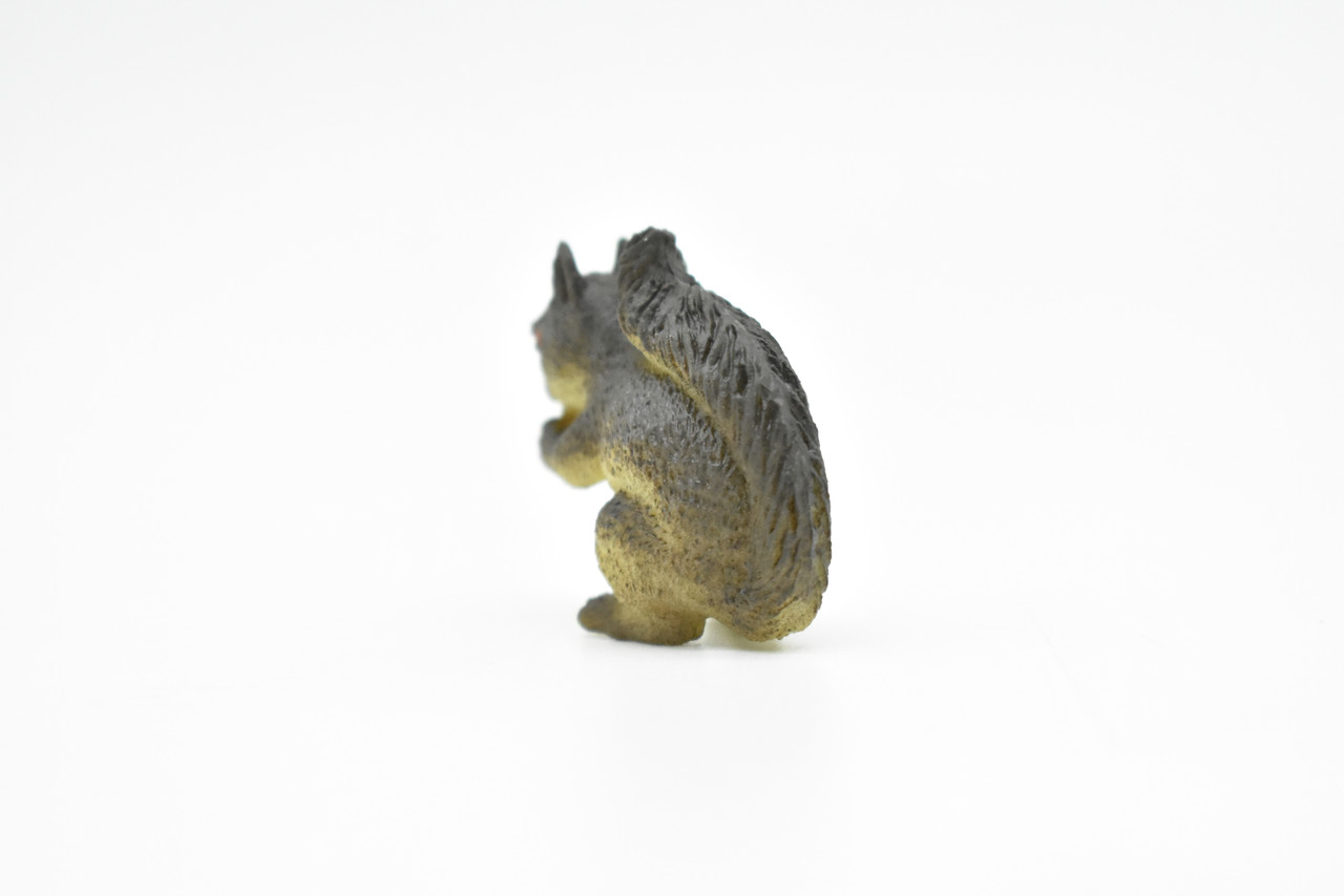 Squirrel, Very Nice Plastic Animal Toy, Figure, Model, Figurine, Educational, Animal, Kids, Gift ,    1 1/2"    CWG125 B238