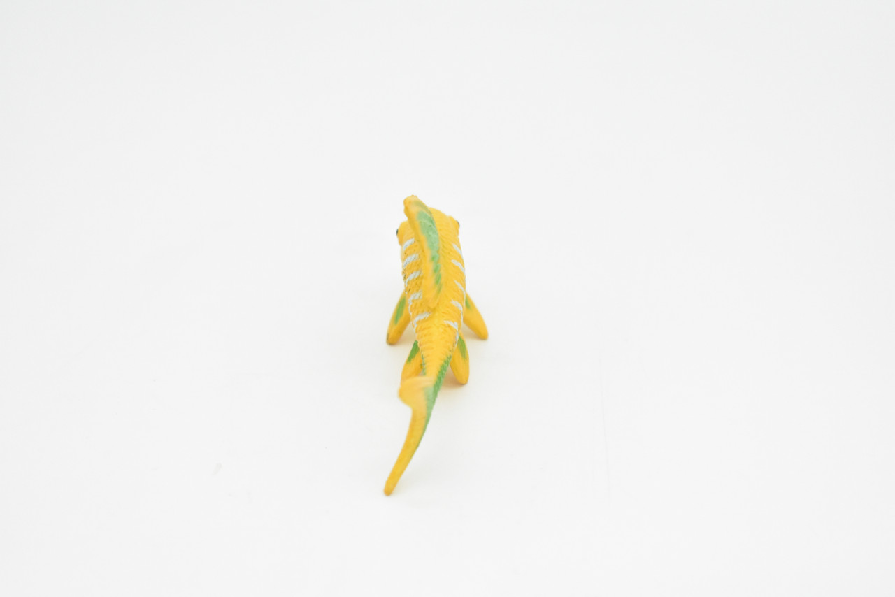 Fish, Coral, Realistic Plastic Yellow Tropical Fish Model, Toy, Kids Educational Gift, Animal, Figure    2 1/2"      CWG135 BB28