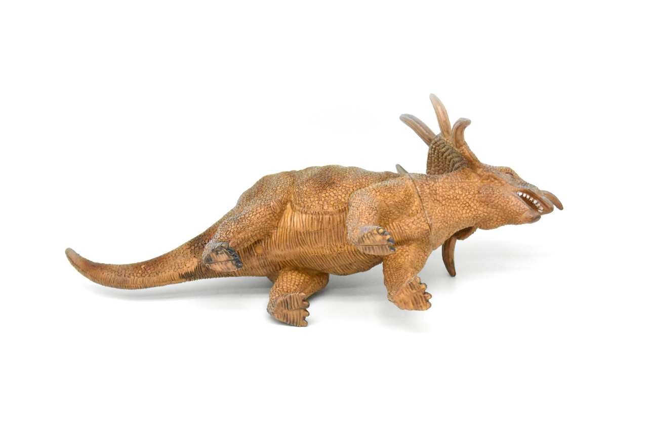 Styracosaurus, Dinosaur, Figure, Model, Figurine, Educational, Animal, Kids, Gift Toy Plastic Replica,      12"        CWG155 BB31   