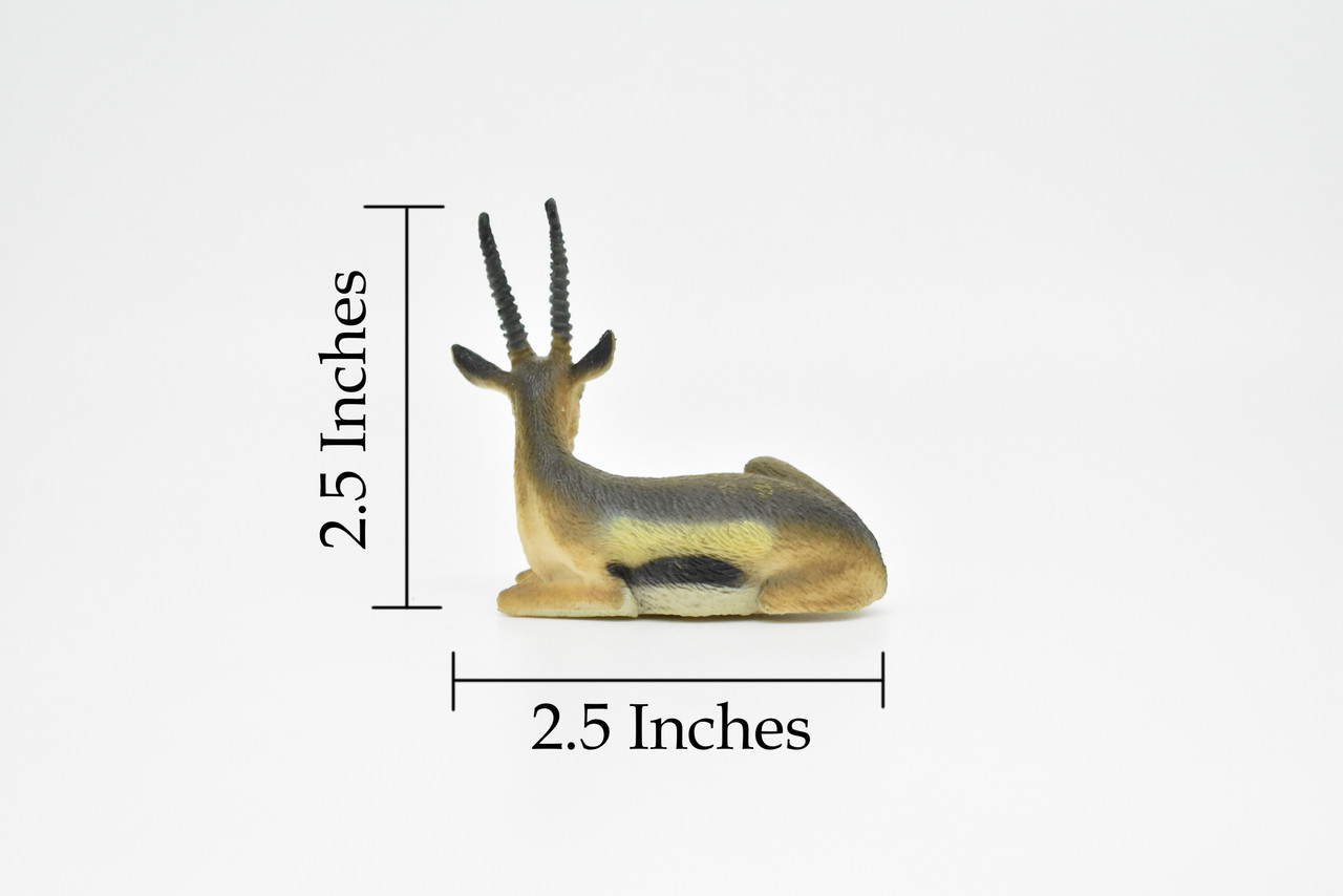 Oryx, Arabian oryx, Museum Quality, Realistic Plastic Animal Design, Educational, Hand Painted, Figure, Lifelike, Model, Figurine, Replica, Gift,       2 1/2"     CWG182 BB44