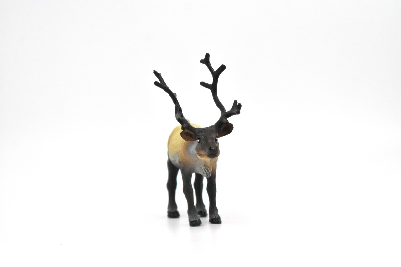 Caribou, Reindeer, Museum Quality, Realistic, Plastic, Animal Design, Educational, Hand Painted, Figure, Lifelike, Model, Figurine, Replica, Gift,       3 1/2"     CWG188 BB43