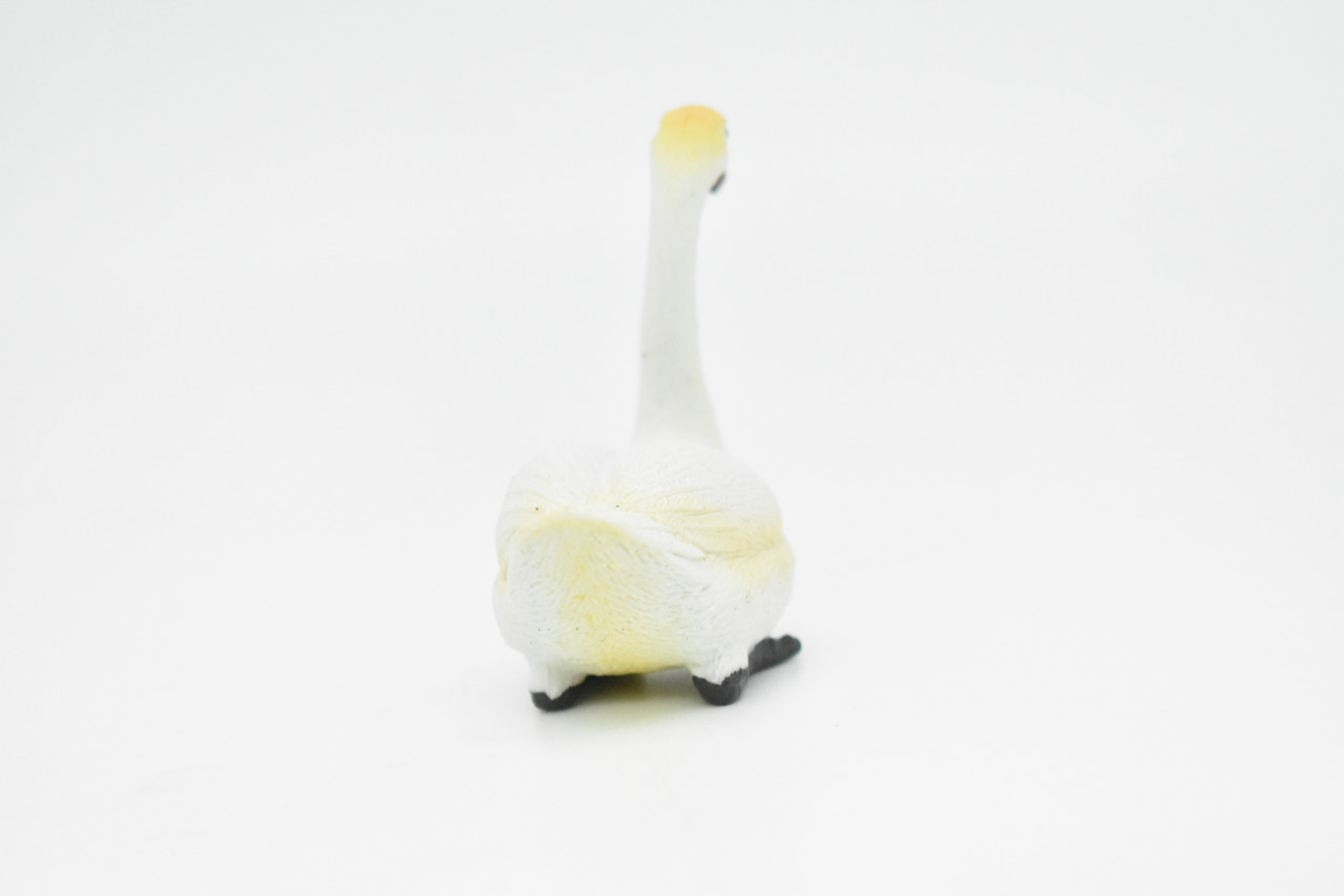 Swan, Museum Quality, Realistic, Plastic, Bird Design, Educational, Hand Painted, Figure, Lifelike, Model, Figurine, Replica, Gift,      2 1/2"     CWG192 BB45