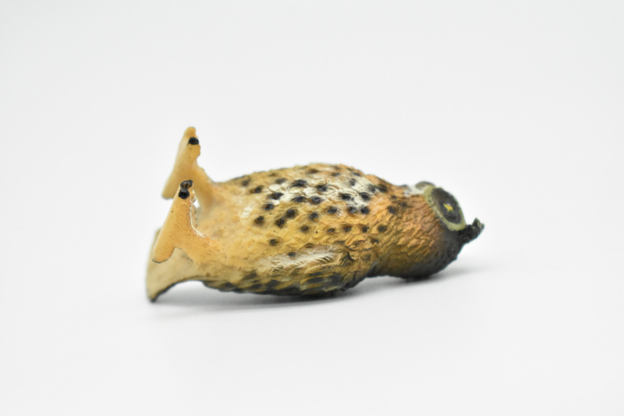 Owl, Great Horn Owl, Museum Quality, Realistic, Plastic, Bird Design, Educational, Hand Painted, Figure, Lifelike, Model, Figurine, Replica, Gift,    2"    CWG196 BB45