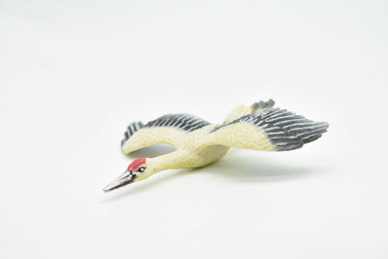 Sandhill Crane, Museum Quality, Realistic, Plastic, Bird Design, Educational, Hand Painted, Figure, Lifelike, Model, Figurine, Replica, Gift,        3 1/2"     CWG199 BB45