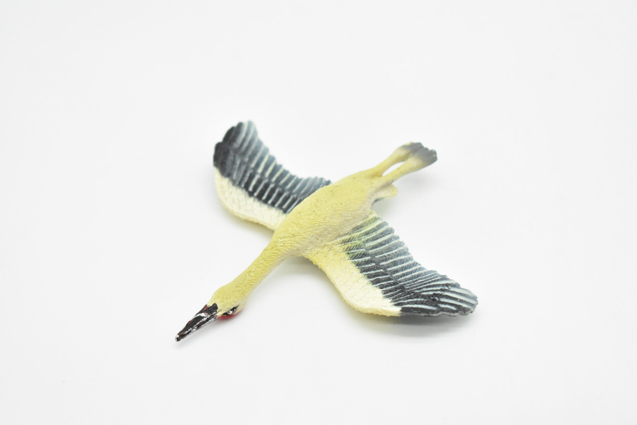 Sandhill Crane, Museum Quality, Realistic, Plastic, Bird Design, Educational, Hand Painted, Figure, Lifelike, Model, Figurine, Replica, Gift,        3 1/2"     CWG199 BB45