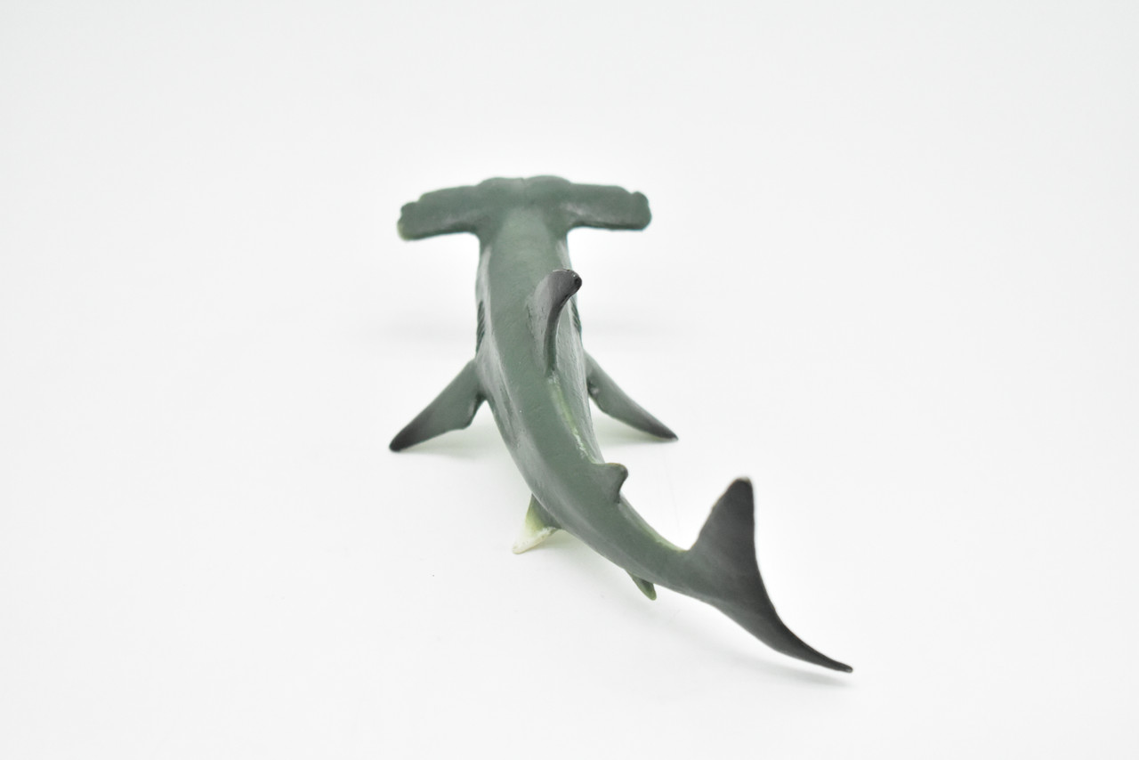 Hammerhead Shark, Very Nice Rubber Animal, Educational, Toy, Kids, Realistic Figure, Lifelike Hand Painted Model, Figurine,   5 1/2"  CWG229 BB46