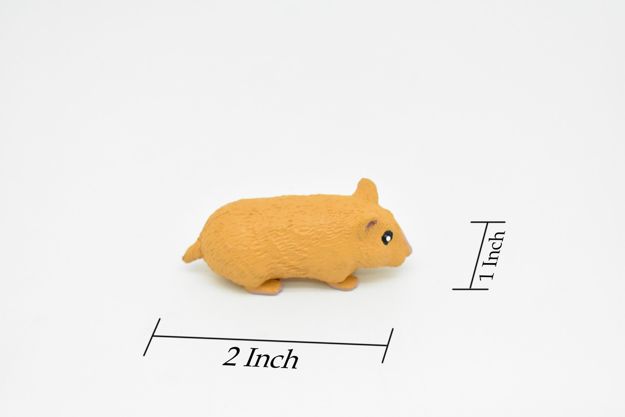 Hamster, Very Nice Plastic Animal, Educational, Toy, Kids, Realistic Figure, Lifelike Model, Figurine, Replica, Gift,     2"      CWG234 B306