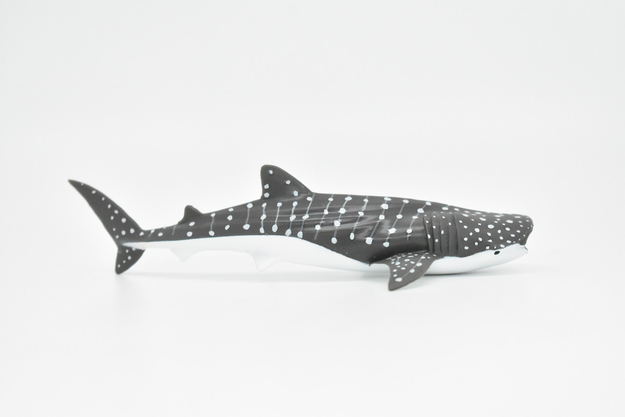 Whale Shark, Museum Quality Rubber Fish, Educational, Realistic Hand Painted Figure, Lifelike Figurine, Replica, Gift,       5"        CWG263 B242