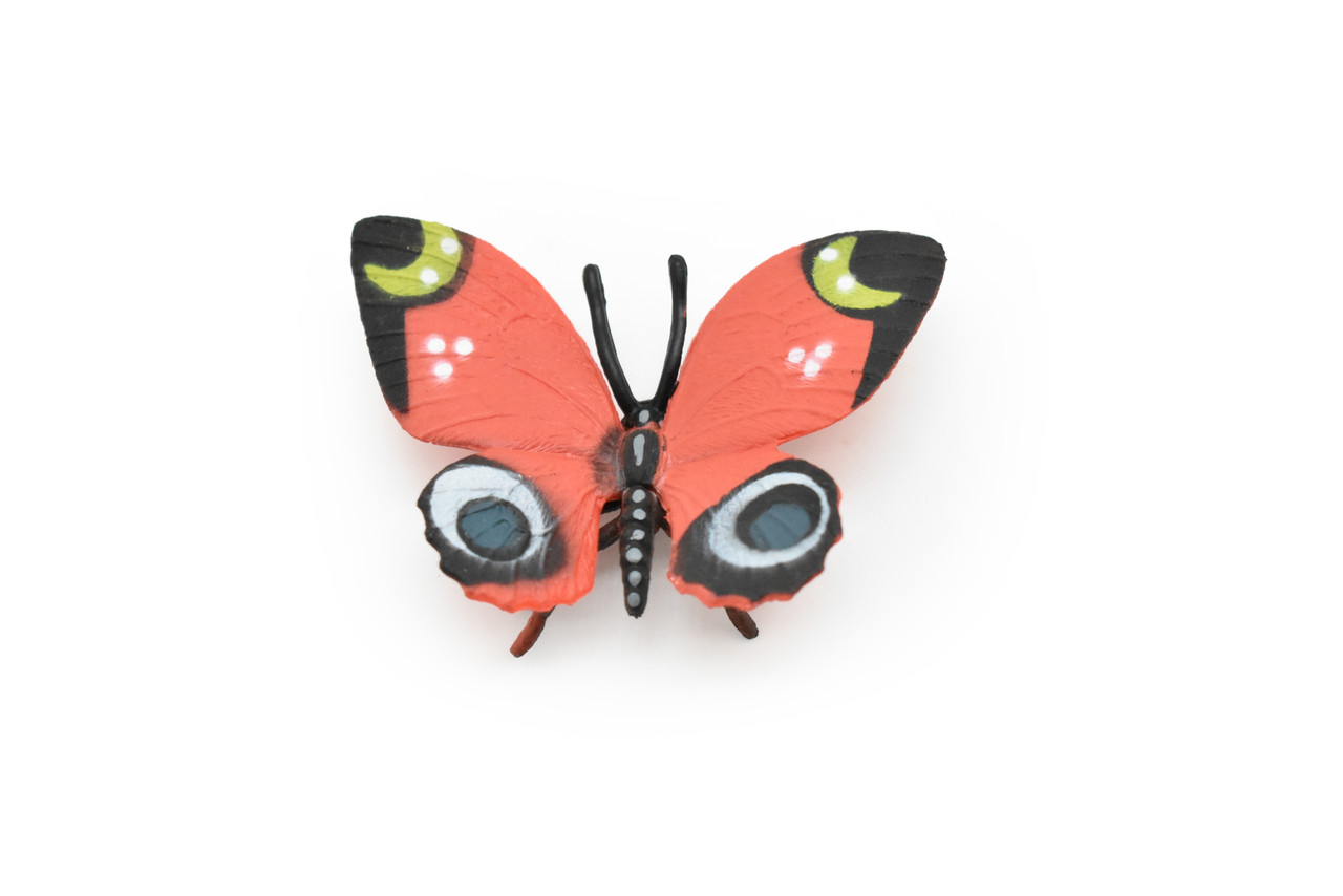 Butterfly, Red, Very Nice Rubber Reproduction    2"     F4469 B46