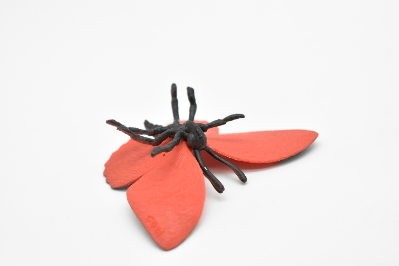 Butterfly, Red, Very Nice Rubber Reproduction    2"     F4469 B46
