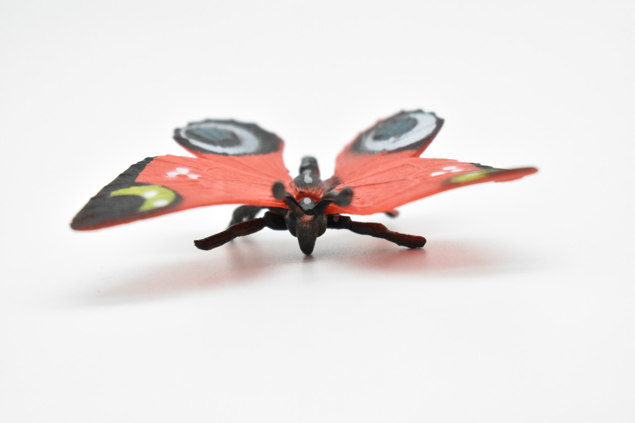 Butterfly, Red, Very Nice Rubber Reproduction    2"     F4469 B46