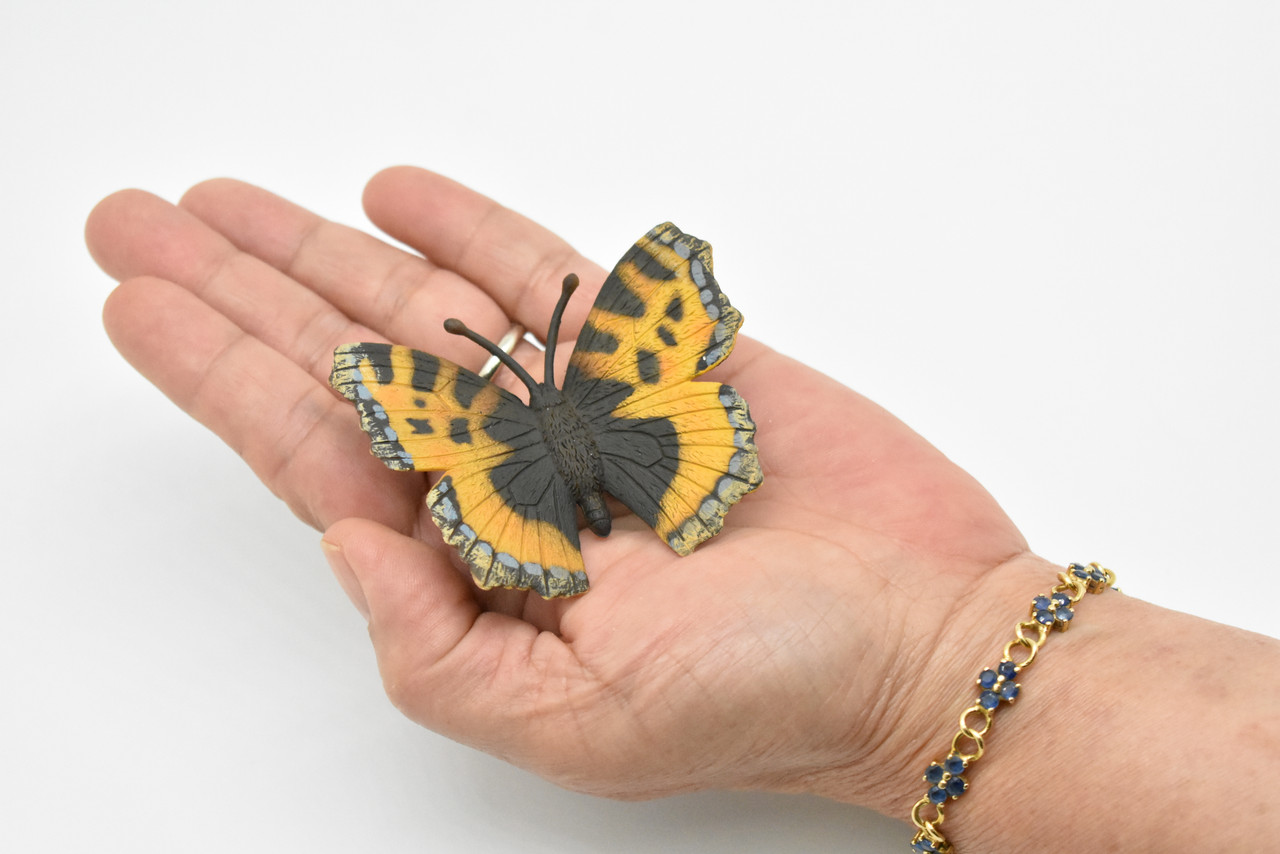 Tortoiseshell Butterfly,  Museum Quality Plastic Reproduction Hand Painted      2.5"    F8019 B115