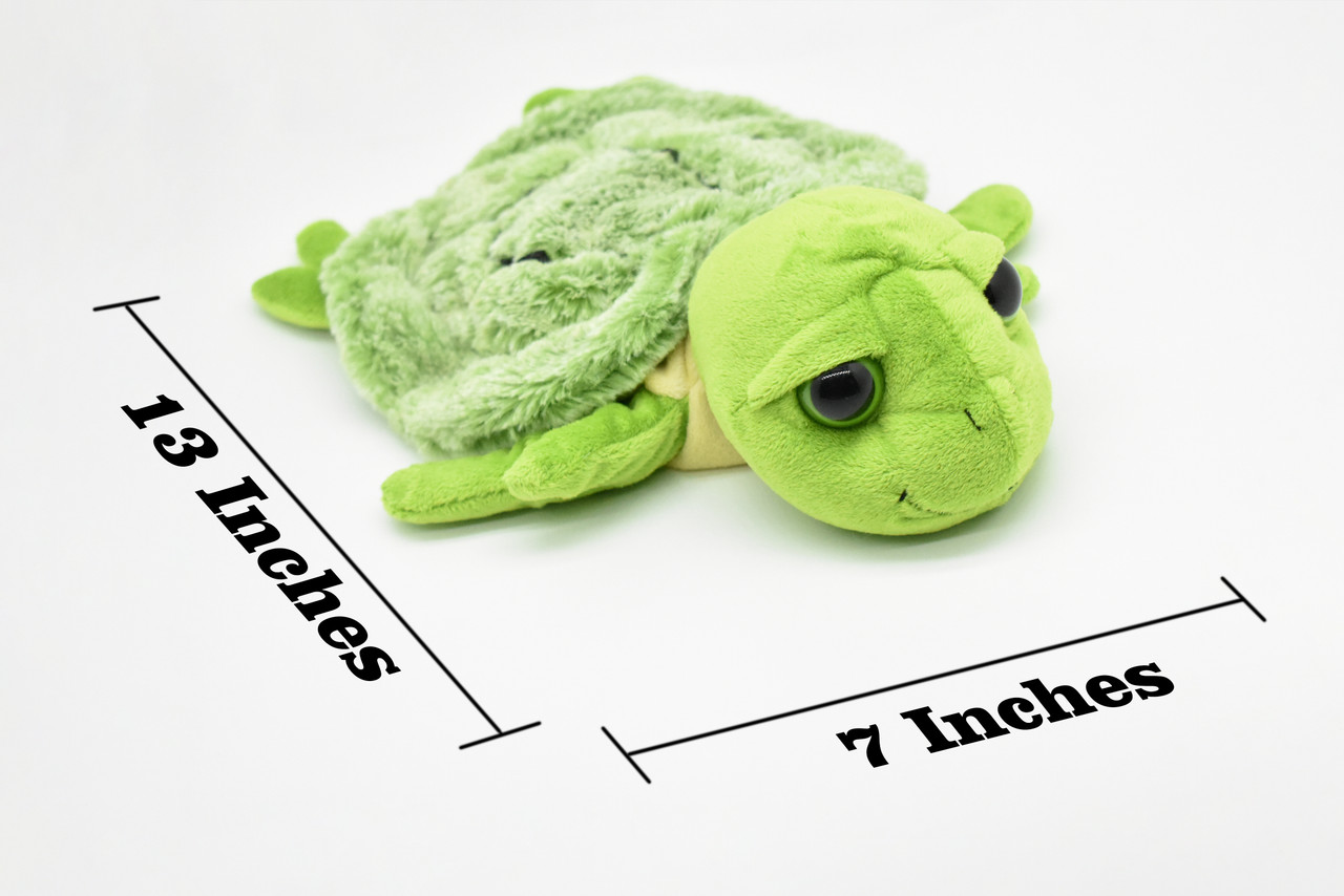 Sea Turtle, Puppet, Stuffed Animal, Educational, Plush Toy, Kids, Realistic Figure, Lifelike Model, Replica, Gift,       12"     CWG291 BB49