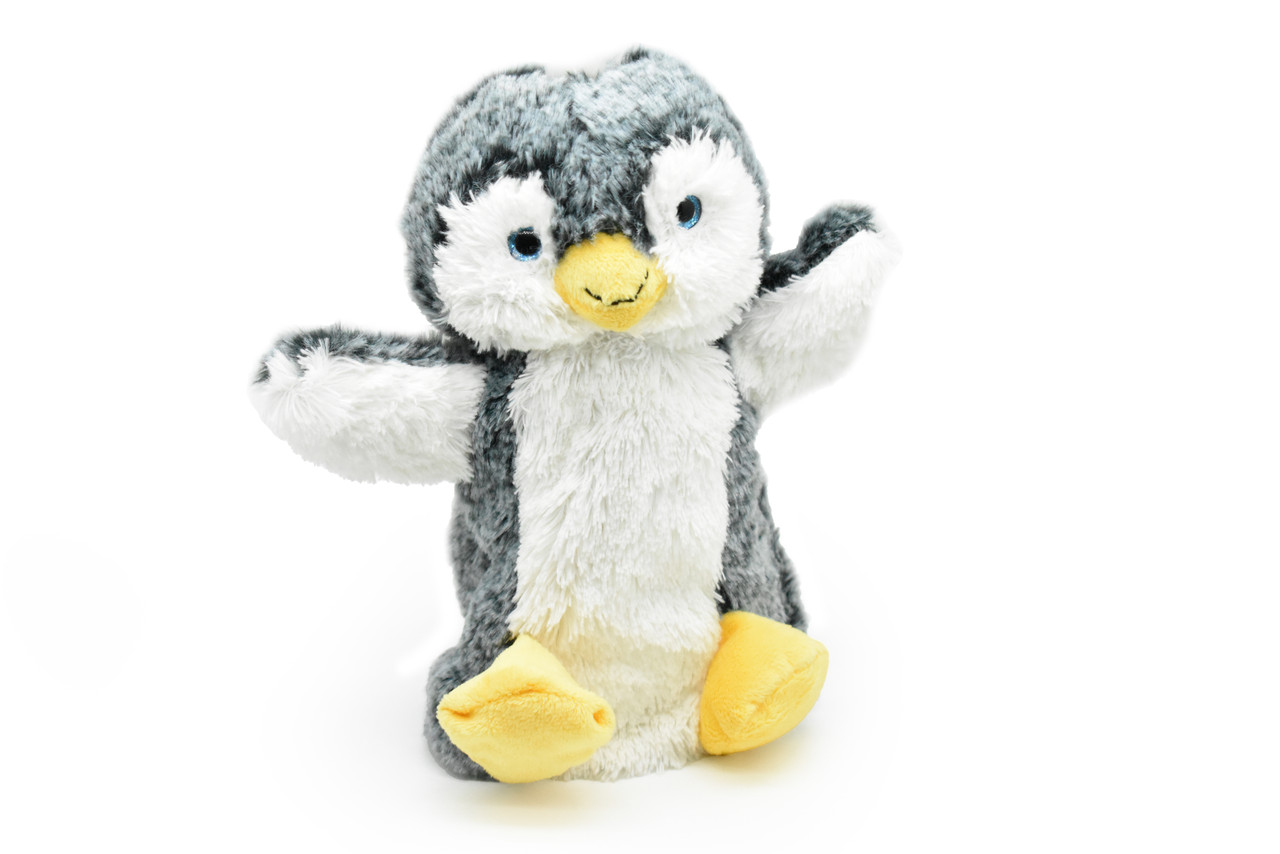 Penguin, Puppet, Stuffed Animal, Educational, Plush Toy, Kids, Realistic Figure, Lifelike Model, Replica, Gift,       9"     CWG293 BB49