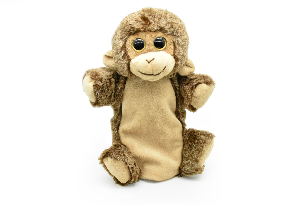 Monkey, Puppet, Stuffed Animal, Educational, Plush Toy, Kids, Realistic Figure, Lifelike Model, Replica, Gift,       9"     CWG294 BB49