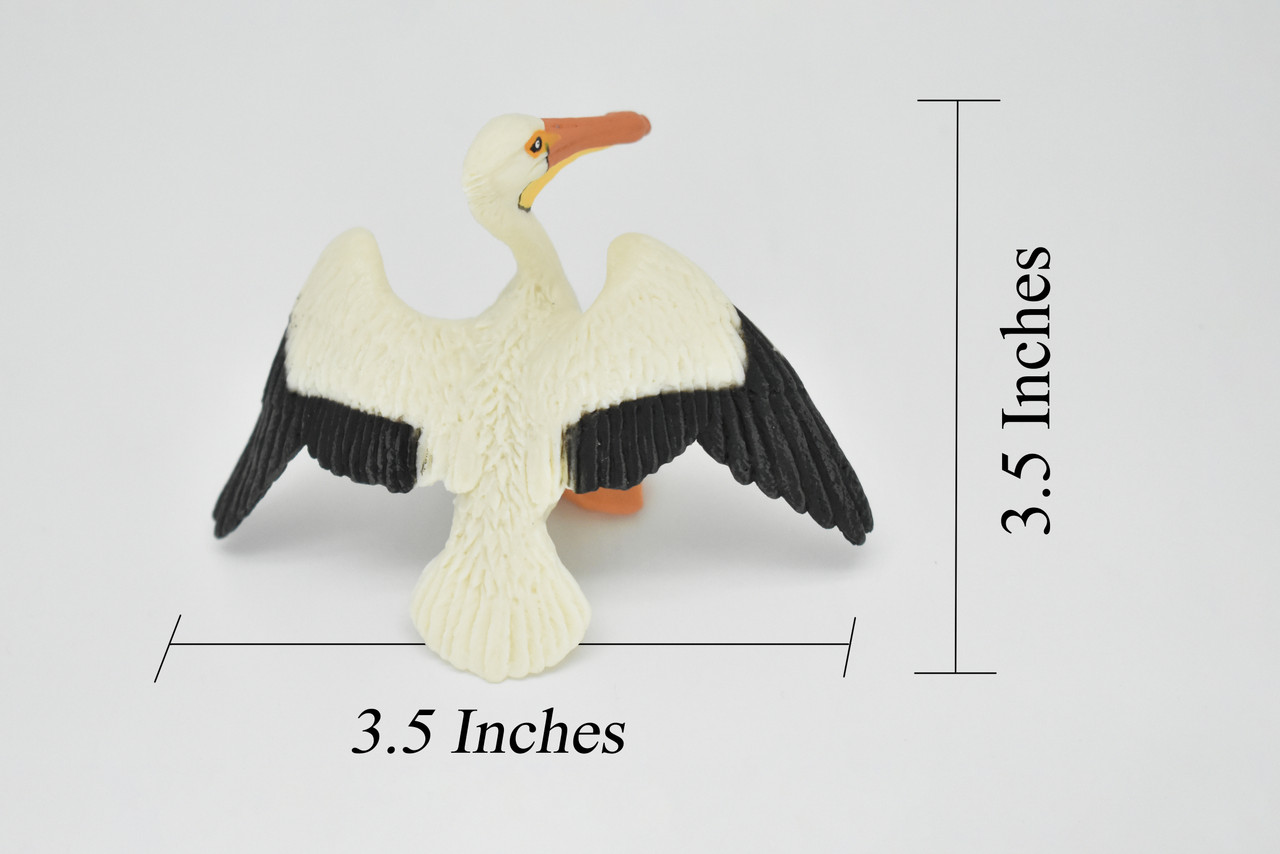 Pelican, Museum Quality Plastic Reproduction Hand Painted   3 1/2"    F1345-B621